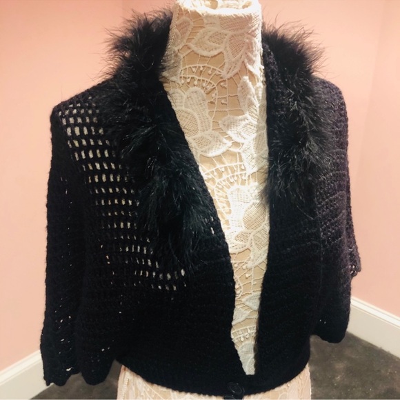 Vintage Spiegel Maribou Feather Shrug - Picture 10 of 11